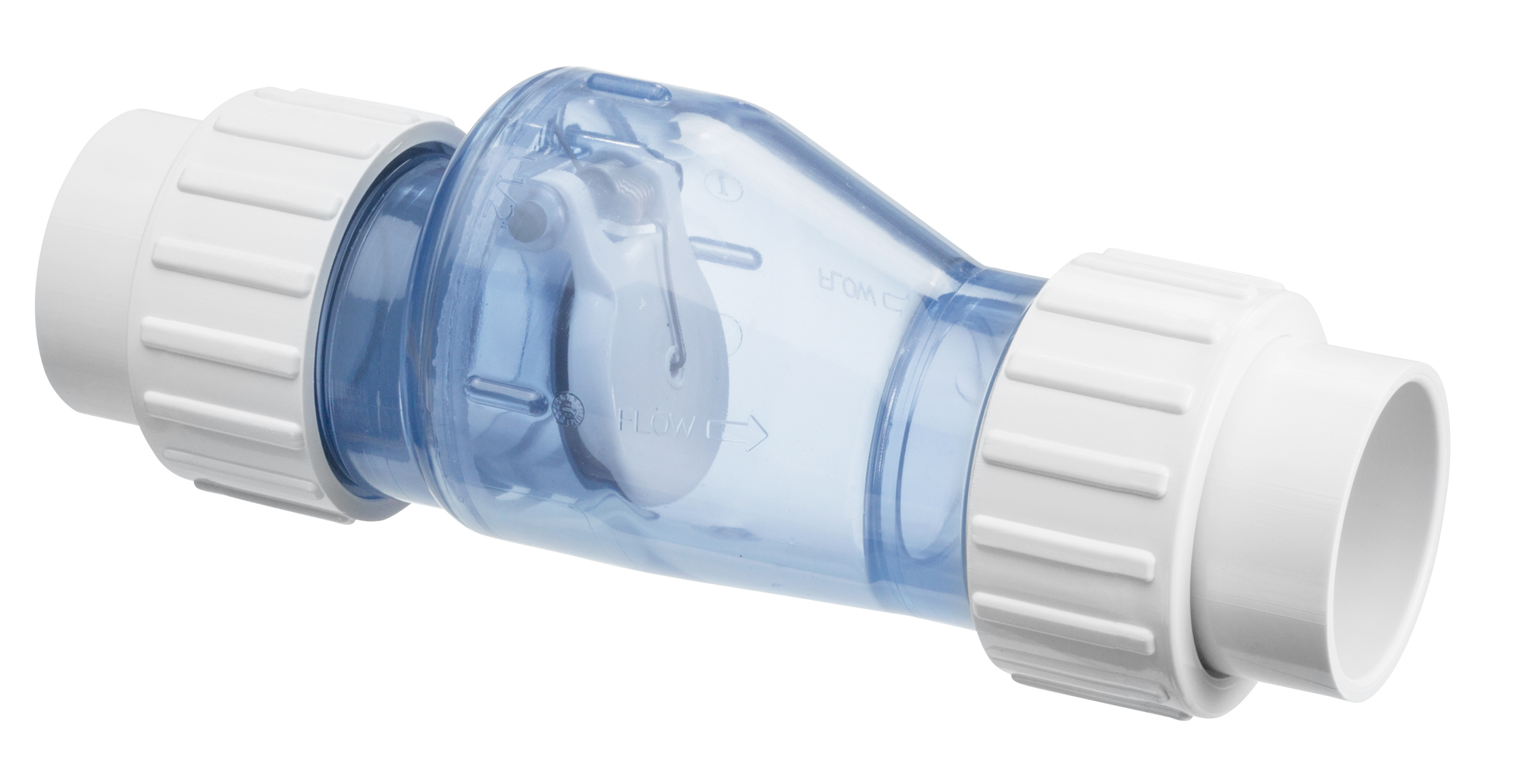 Quiet Check Valve Union X Union - Clear