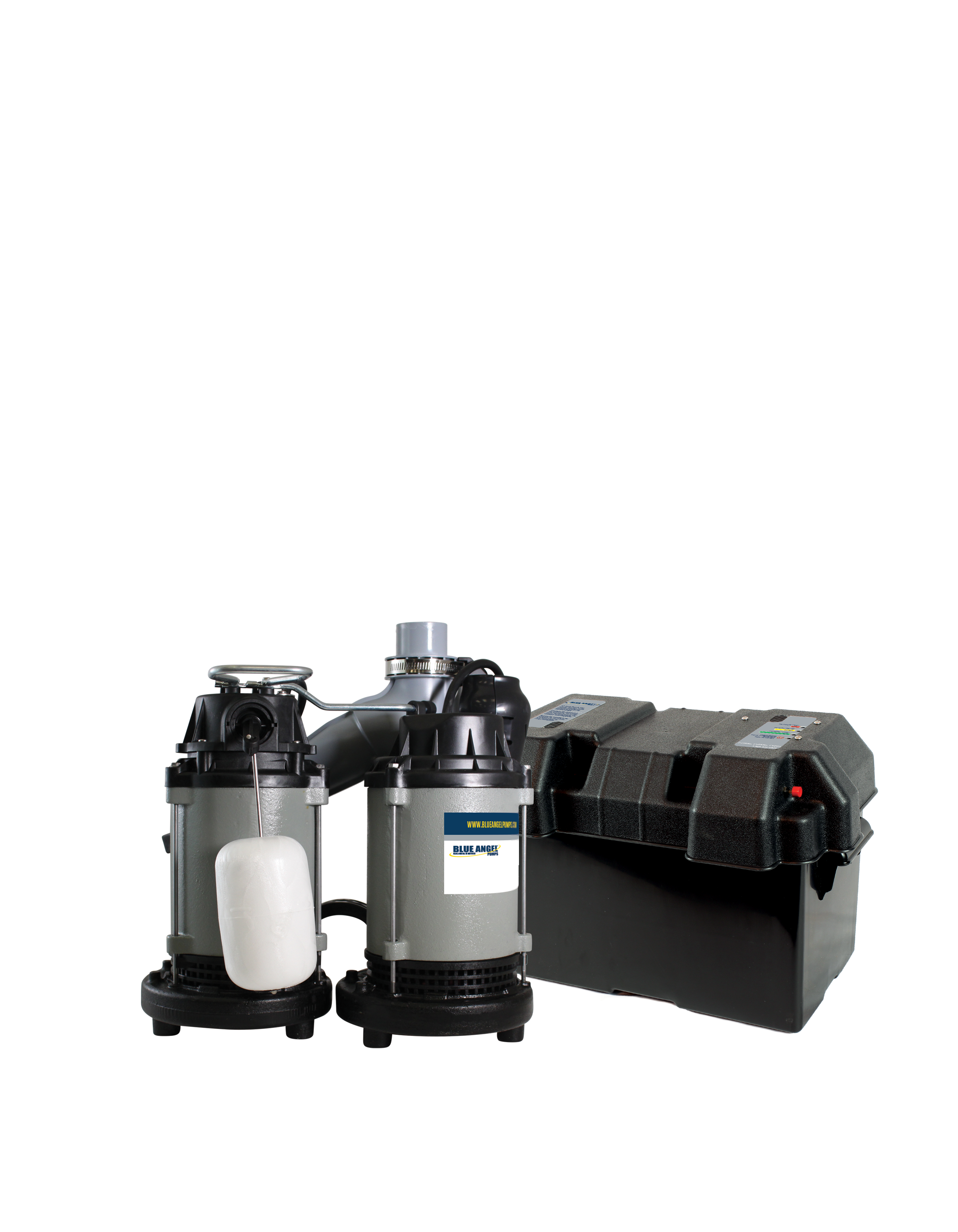 BLUE ANGEL  1/2 HP 2 PUMP/BATTERY BACKUP