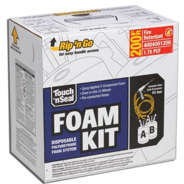 TOUCH 'N SEAL 2-COMP FIRE RETARDANT FOAM KIT 200 BDFT