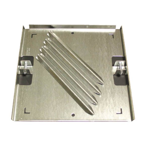 STEEL PIER PAD WITH 16IN PINS