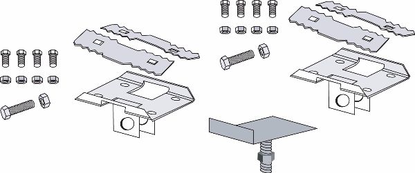 Xi2 STEEL PIER HARDWARE KIT
