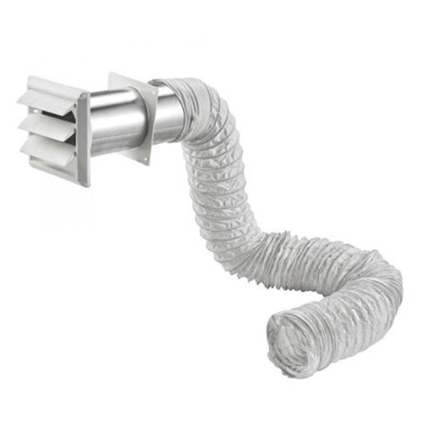 LOUVER VENT KIT WITH VINYL DUCT