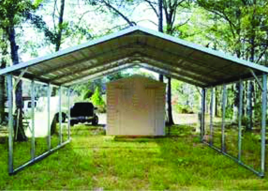 VALUE COVER CARPORT, FULLY OPEN  *PHOTO REPRESENTATION IS AN EXAMPLE ONLY / ACTUAL PRODUCT MAY VARY