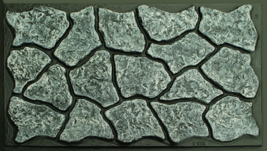 REIL ROCK 48IN X 5FT GRAY