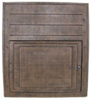 REIL ROCK DOOR, BROWN