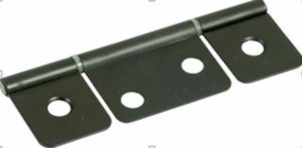 DOOR HINGES WITH SCREWS - BRUSHED NICKEL
