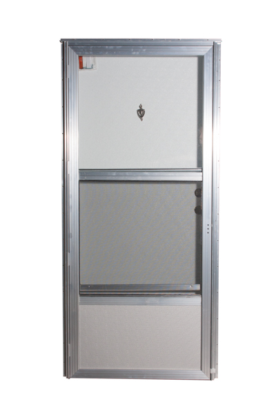 34X76 LH BLANK WHITE/WHITE CORE 4IN JAMB MILL STANDARD STORM