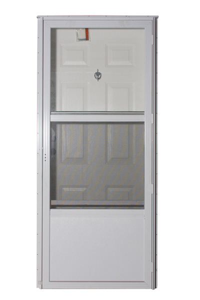 34X80 RH 6-PANEL WHITE/WHITE 4.5IN JAMB WHITE STANDARD STORM