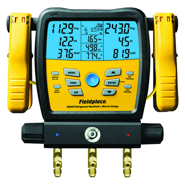 SMAN Manifold + Micron Gauge (3 Port)