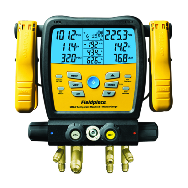 SMAN MANIFOLD & MICRON GAUGE 4 PORT