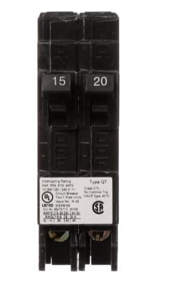 SIEMENS 15/20A 1P 120V