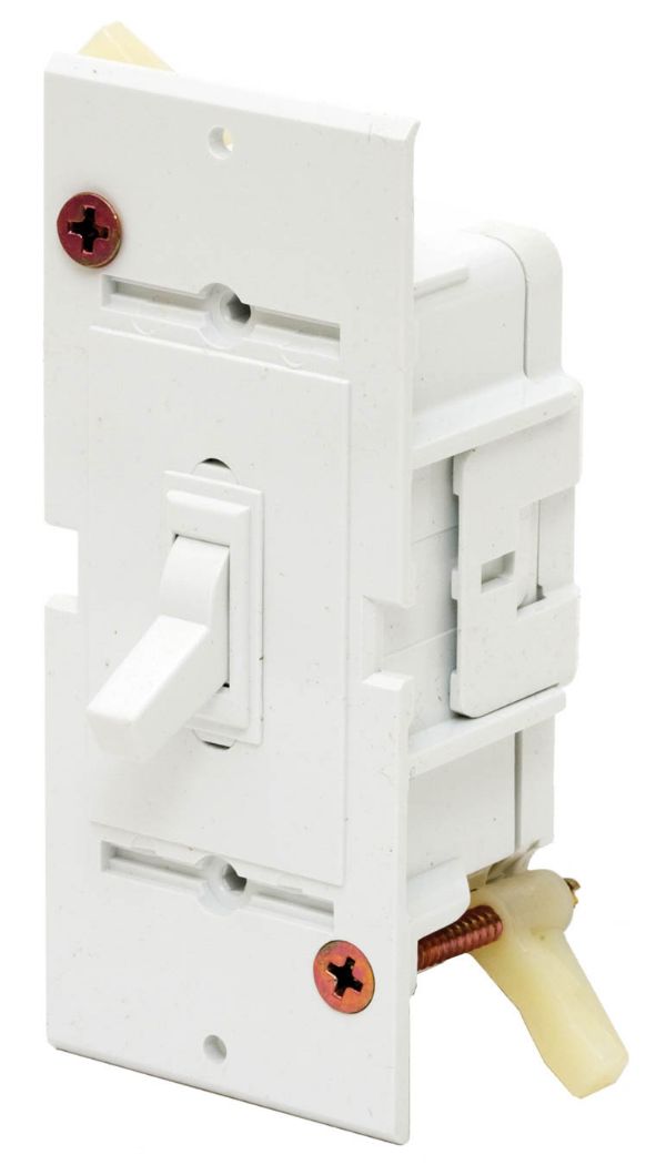 SELF-CONTAINED NON GANG DECORATOR SWITCH - WHITE