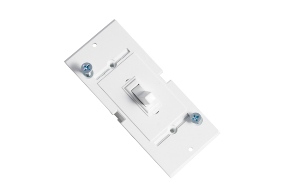 SELF-CONTAINED STANDARD SINGLE GANG SWITCH - WHITE