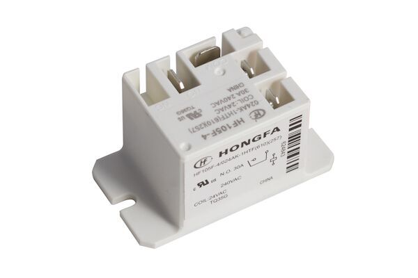 RELAY/SPST/30A AT 240V/24VAC WHITE