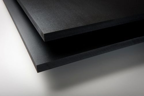 4' X 8' 1/2 THICK PVC BOARD - BLACK