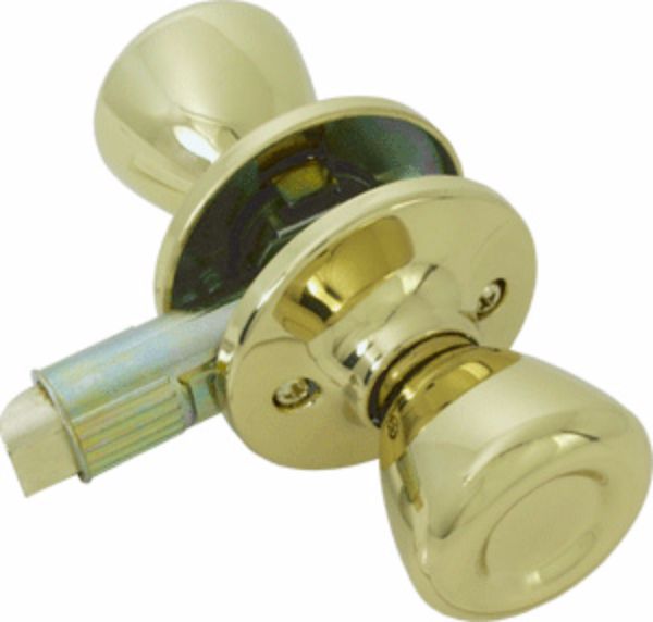 INTERIOR PASSAGE LOCK - POLISHED BRASS