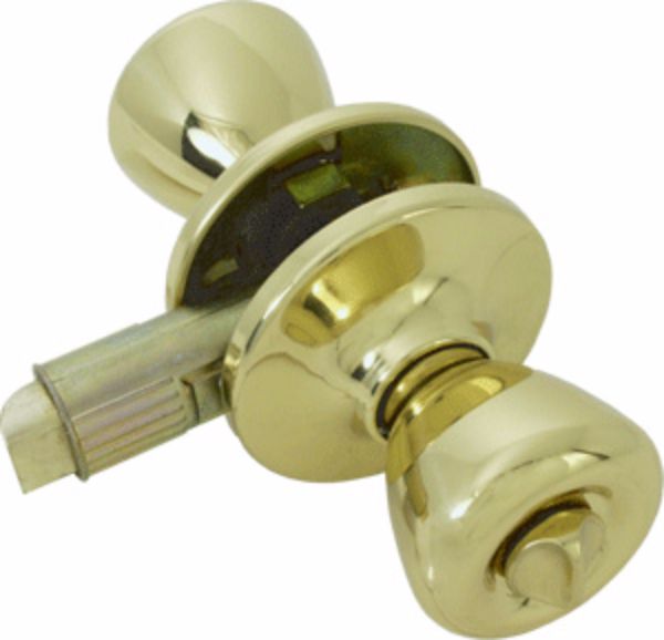 INTERIOR PRIVACY LOCK - POLISHED BRASS