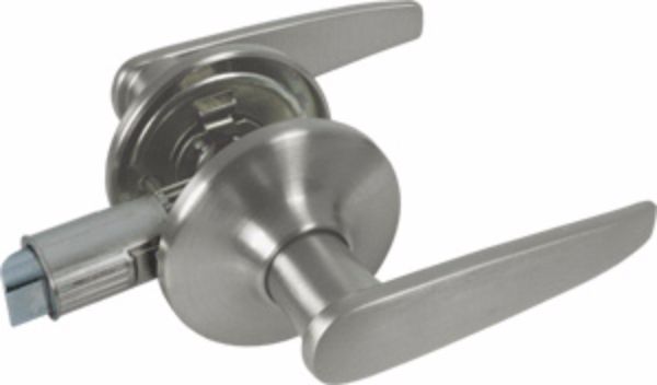 PASSAGE LEVER LOCK - SATIN NICKEL
