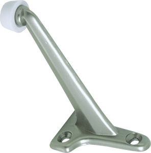 FLOOR MOUNT DOOR STOP SATIN NICKEL