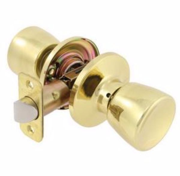 EZ-SET ENTRY SQUARE BOLT - BRASS