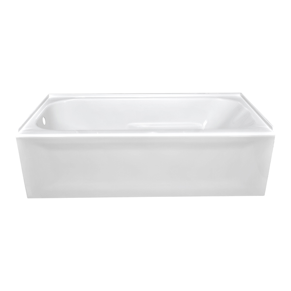 54x30x19 ACRYLIC TUB CENTER DRAIN - WHITE