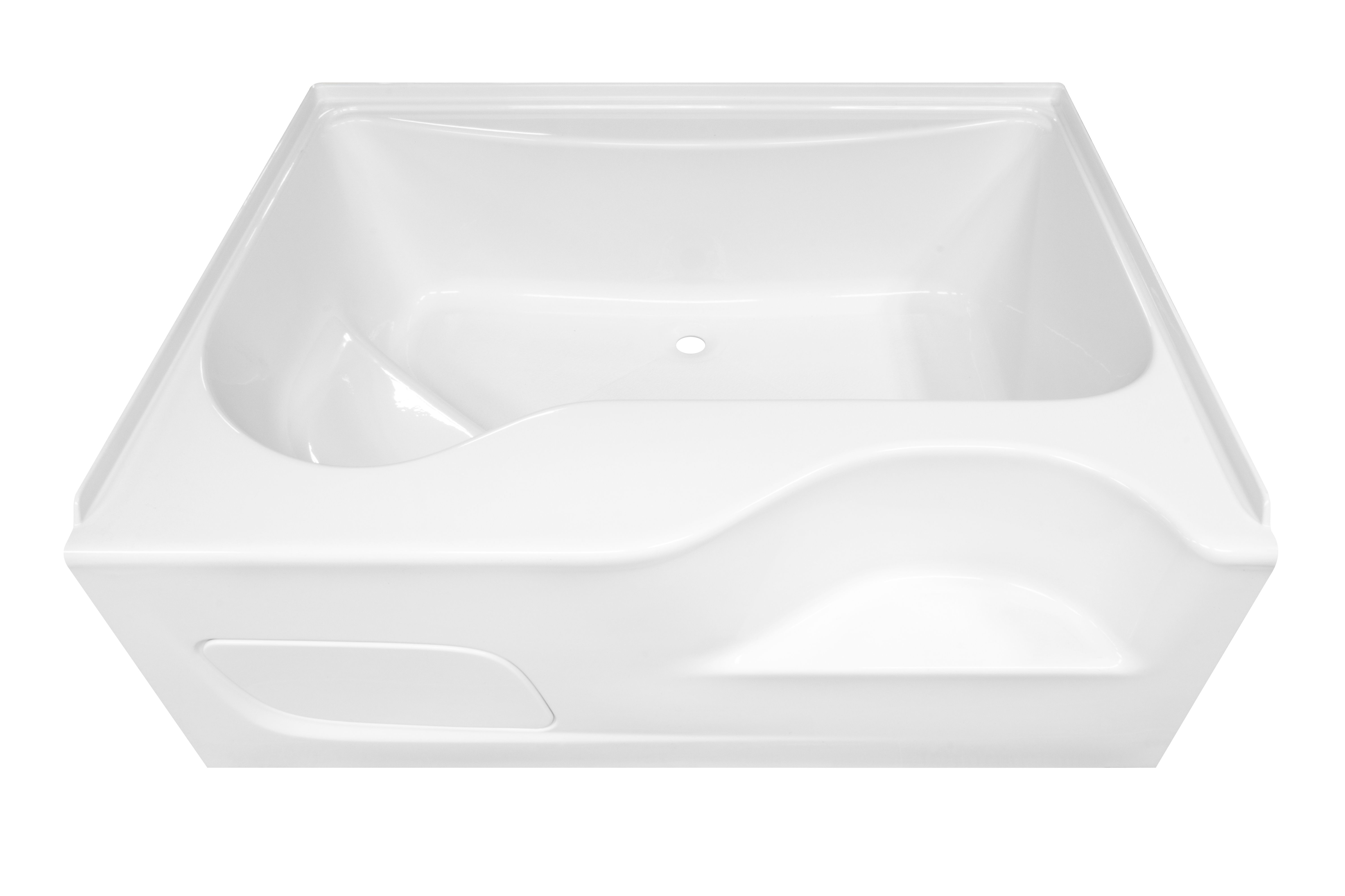 54x42x19 ACR GARDEN TUB W/ STEP WHITE