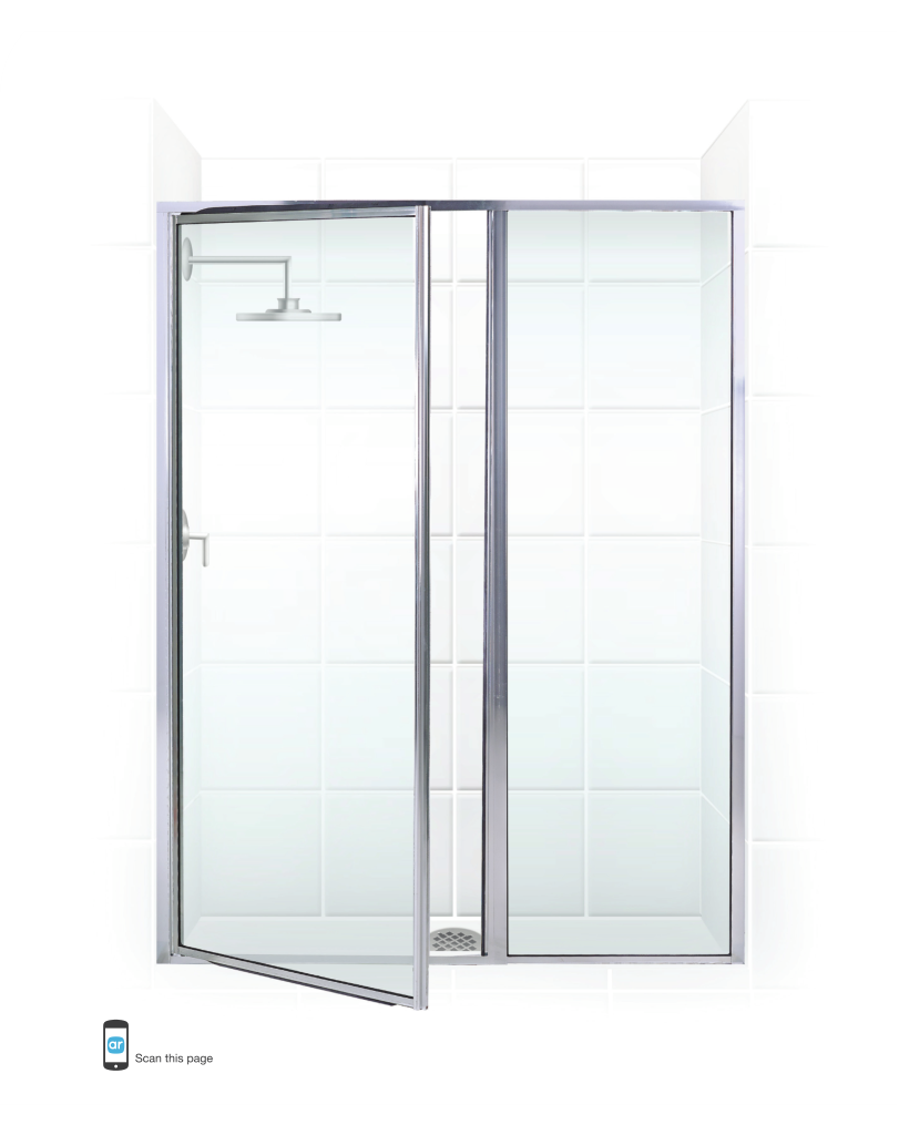 57WX69H SWING SHWR DOOR CLEAR