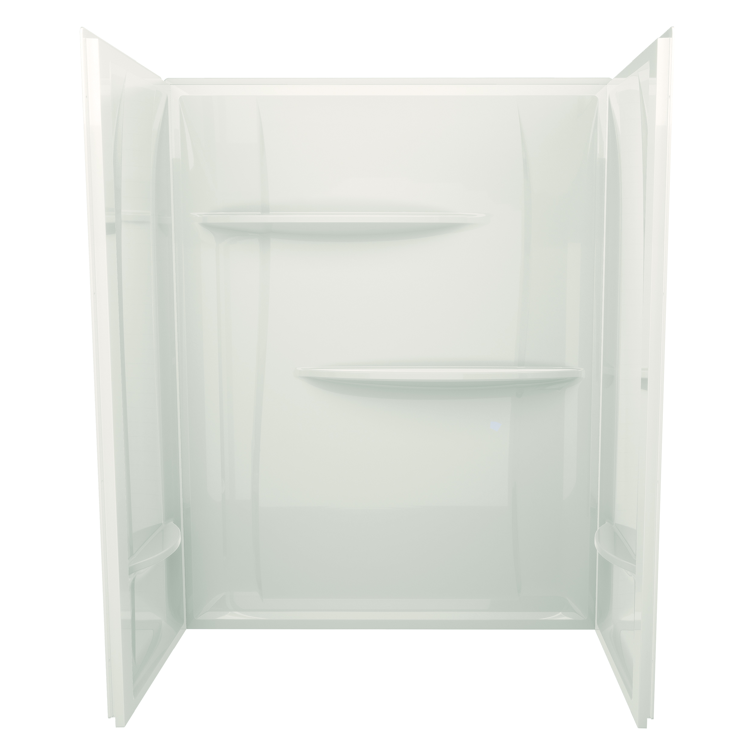 60 x 30 x 74 Acrylic Wall Surround - Biscuit