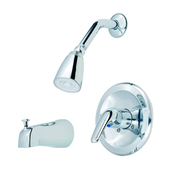 SNGLE LVR METAL TUB/SHWR DIVTR CHROME