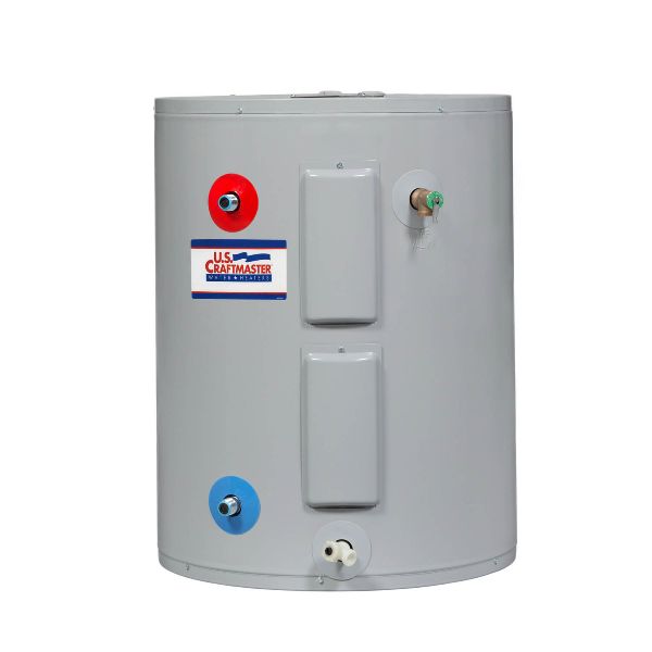 30 GALLON ELECTRIC 4500 240 VOLT, SIDE, 6 YEAR, 2 ELEMENT, SHORT
