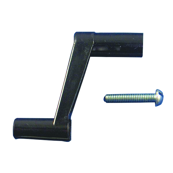 WIND CRANK HDLE 838, 1-IN BLK PLST, BAGD