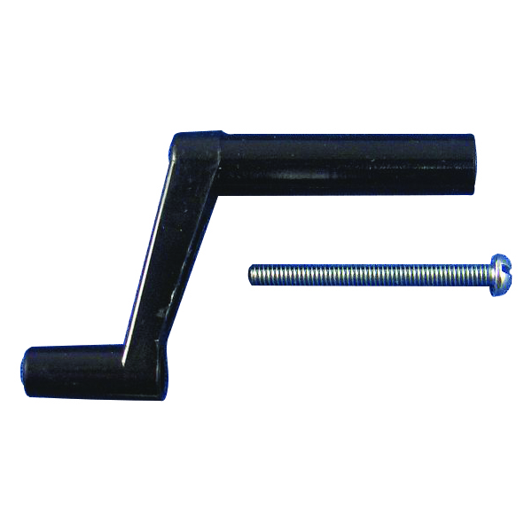 WIND CRANK HDLE 881, 1 3/4-IN BLK PLST